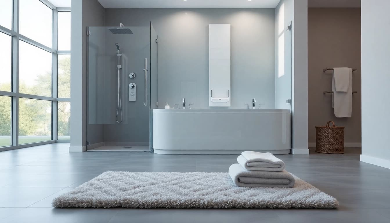 Erleben Sie die Grundlage einer eleganten duschkabine 80x80 eckeinstieg in modernem Badezimmer.