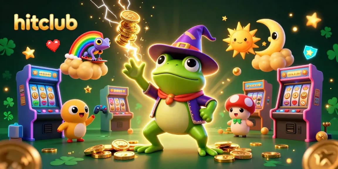 Hitclub offers exhilarating casino gaming experiences featuring golden coins and vibrant game elements.