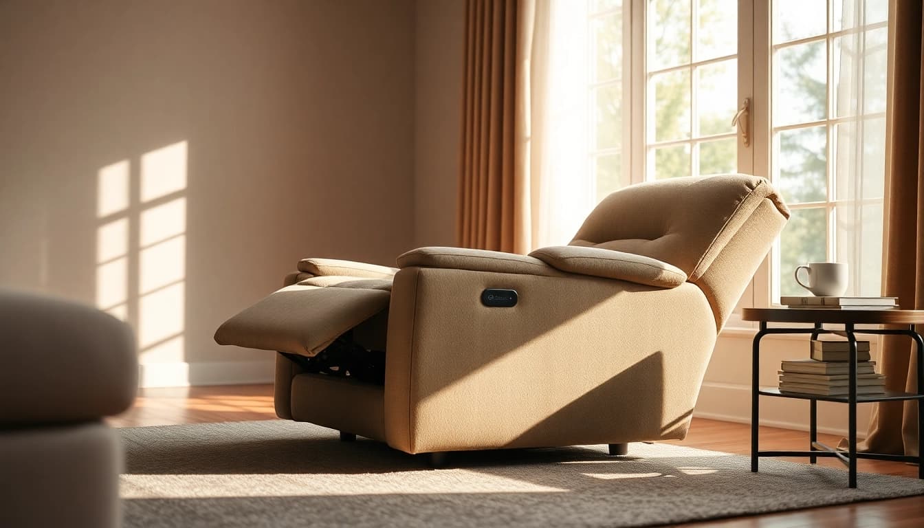 Relaxing in a lay flat recliner chair enhances comfort and promotes better posture.