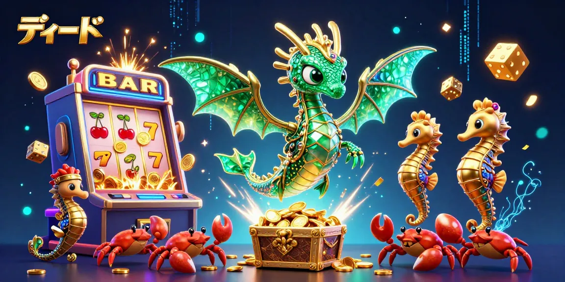 Engaging scene featuring ディルド characters amidst an exciting jackpot explosion in a casino environment, showcasing vibrant colors and dynamic energy.