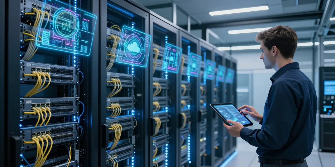 IPTV UK Solutions: Advanced cloud technology in a modern data centre.