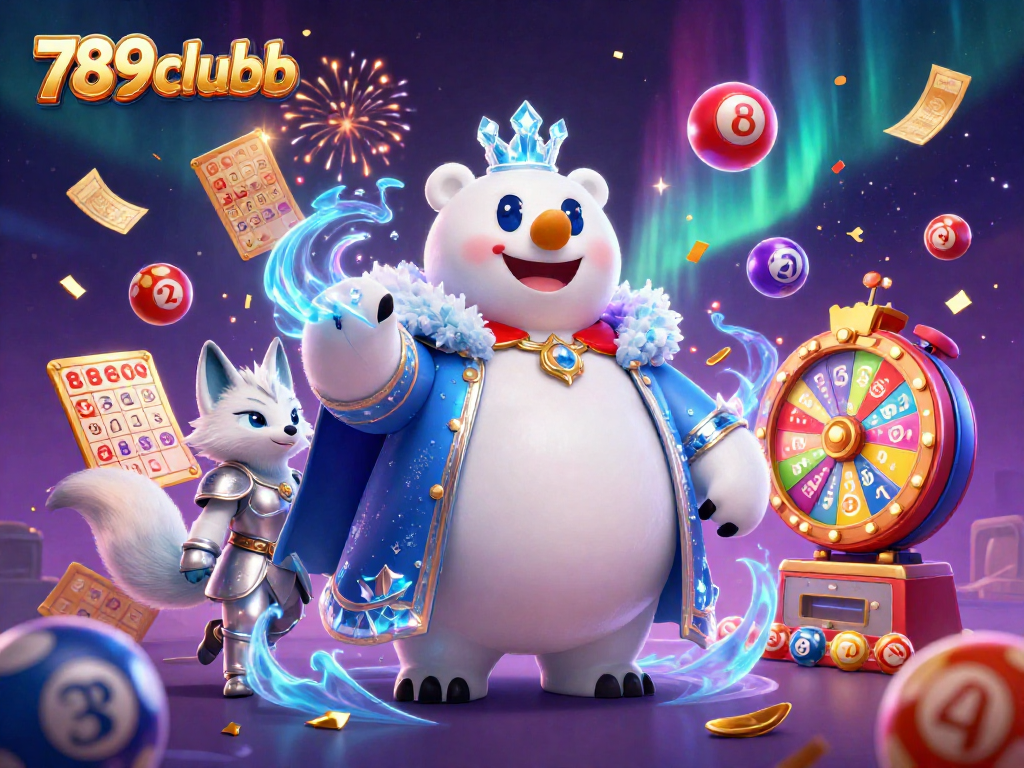 Engage with 789clubb's vibrant gambling world featuring animated characters, colorful game elements, and dynamic visuals.
